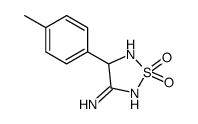 3-(4-methylphenyl)-1,1-dioxo-2,3-dihydro-1,2,5-thiadiazol-4-amine结构式