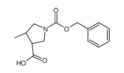 (3S,4R)-1-Cbz-4-甲基吡咯烷-3-甲酸图片