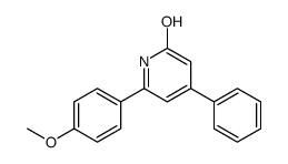 6-(4-methoxyphenyl)-4-phenyl-1H-pyridin-2-one结构式