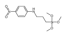 4-nitro-N-(3-trimethoxysilylpropyl)aniline结构式