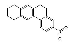 3-nitro-5,6,8,9,10,11-hexahydrobenzo[a]anthracene Structure