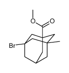 methyl 3-bromo-5-methyltricyclo[3.3.1.13,7]decane-1-carboxylate Structure