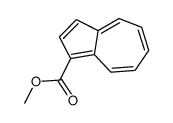 1-Azulenecarboxylic acid methyl ester结构式