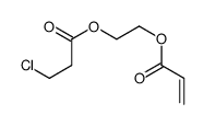 2-prop-2-enoyloxyethyl 3-chloropropanoate结构式