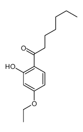 1-(4-ethoxy-2-hydroxyphenyl)heptan-1-one结构式