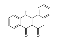 3-acetyl-2-phenyl-4-quinolinol结构式