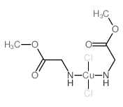 Copper,dichlorobis(methyl glycinate-N)- (9CI)结构式