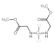 Copper,dichlorobis(methyl glycinate-N)- (9CI) structure