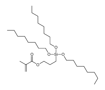 3-trioctoxysilylpropyl 2-methylprop-2-enoate Structure