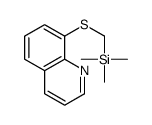 trimethyl(quinolin-8-ylsulfanylmethyl)silane结构式