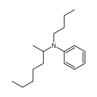 N-butyl-N-heptan-2-ylaniline结构式