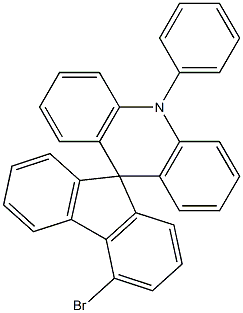 4'-bromo-10-phenyl-10H-spiro[acridine-9,9'-fluorene] Structure