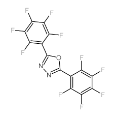 1,3,4-Oxadiazole,2,5-bis(2,3,4,5,6-pentafluorophenyl)- structure