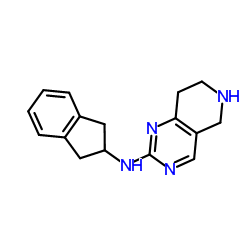 N-(2,3-Dihydro-1H-inden-2-yl)-5,6,7,8-tetrahydropyrido[4,3-d]pyrimidin-2-amine Structure