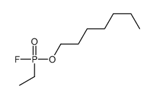 1-[ethyl(fluoro)phosphoryl]oxyheptane Structure