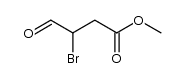 methyl 3-bromo-4-oxobutanoate结构式