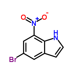 5-Bromo-7-nitro-1H-indole Structure