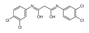 N,N''-BIS-(3,4-DICHLORO-PHENYL)-MALONAMIDE structure