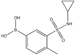 (3-(N-cyclopropylsulfamoyl)-4-methylphenyl)boronic acid picture