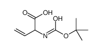 3-Butenoicacid,2-[[(1,1-dimethylethoxy)carbonyl]amino]-(9CI) Structure