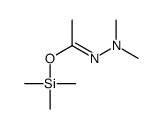 trimethylsilyl N,N-dimethylethanehydrazonate Structure