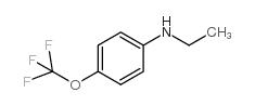 4-(trifluoromethoxy)ethylaminobenzene Structure