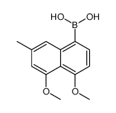 Boronic acid, (4,5-dimethoxy-7-methyl-1-naphthalenyl)- (9CI) picture