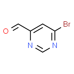 6-溴嘧啶-4-甲醛结构式