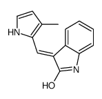 3-[(3-methyl-1H-pyrrol-2-yl)methylidene]-1H-indol-2-one Structure
