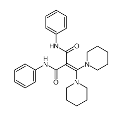 2-(di-piperidin-1-yl-methylene)-N,N'-diphenyl-malonamide结构式