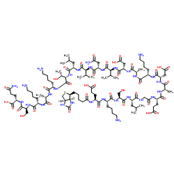 Biotinyl-pTH (64-84) (human)结构式