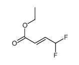 ethyl (E)-4,4-difluorobut-2-enoate Structure