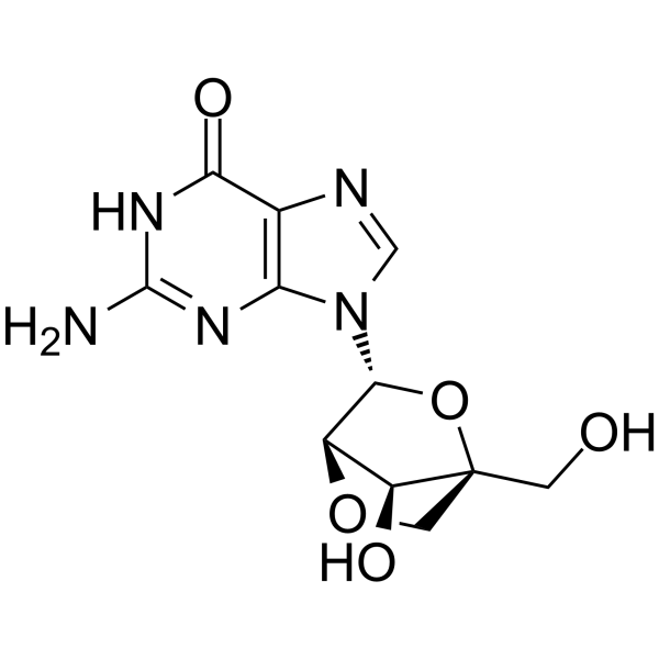 2'-O,4'-C-Methyleneguanosine结构式