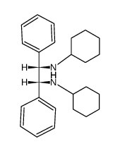 N,N'-dicyclohexyl-1,2-diphenyl-1,2-ethanediamine Structure