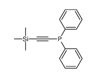 diphenyl(2-trimethylsilylethynyl)phosphane结构式