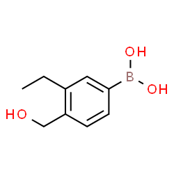 3-Ethyl-4-(hydroxymethyl)phenylboronic acid结构式