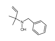 N-benzyl-N-(1,1-dimethylallyl)hydroxylamine结构式