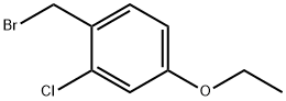 1-(bromomethyl)-2-chloro-4-ethoxybenzene结构式