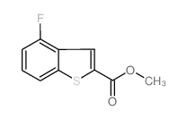 Methyl 4-fluoro-1-benzothiophene-2-carboxylate Structure