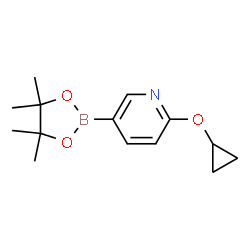 2-(Cyclopropyloxy)-5-(4,4,5,5-tetramethyl-1,3,2-dioxaborolan-2-yl)pyridine picture