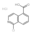 1-CHLOROISOQUINOLINE-5-CARBOXYLIC ACID HYDROCHLORIDE structure