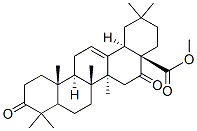 3,16-Dioxoolean-12-en-28-oic acid methyl ester structure