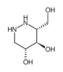 4,5-Pyridazinediol,hexahydro-3-(hydroxymethyl)-,(3R,4R,5R)-(9CI) Structure