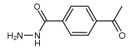 4-acetylbenzoic acid hydrazide Structure