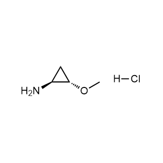 (1S,2S)-2-甲氧基环丙烷-1-胺盐酸盐结构式
