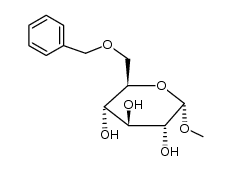 methyl 6-O-benzyl-α-D-glucopyranoside Structure