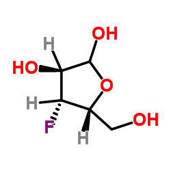 D-Xylofuranose, 3-deoxy-3-fluoro- (9CI)结构式
