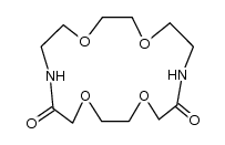 1,10-diaza-4,7,13,16-tetraoxacyclooctadeca-2,9-dione Structure