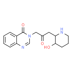 3-[2-Oxo-3-(3-hydroxypiperidine-2-yl)propyl]quinazoline-4(3H)-one Structure