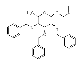 ALLYL-2,3,4-TRI-O-BENZYL-BETA-L-FUCOPYRANOSIDE结构式
